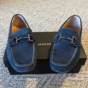 Alfani Men's Blue Loafers 13w